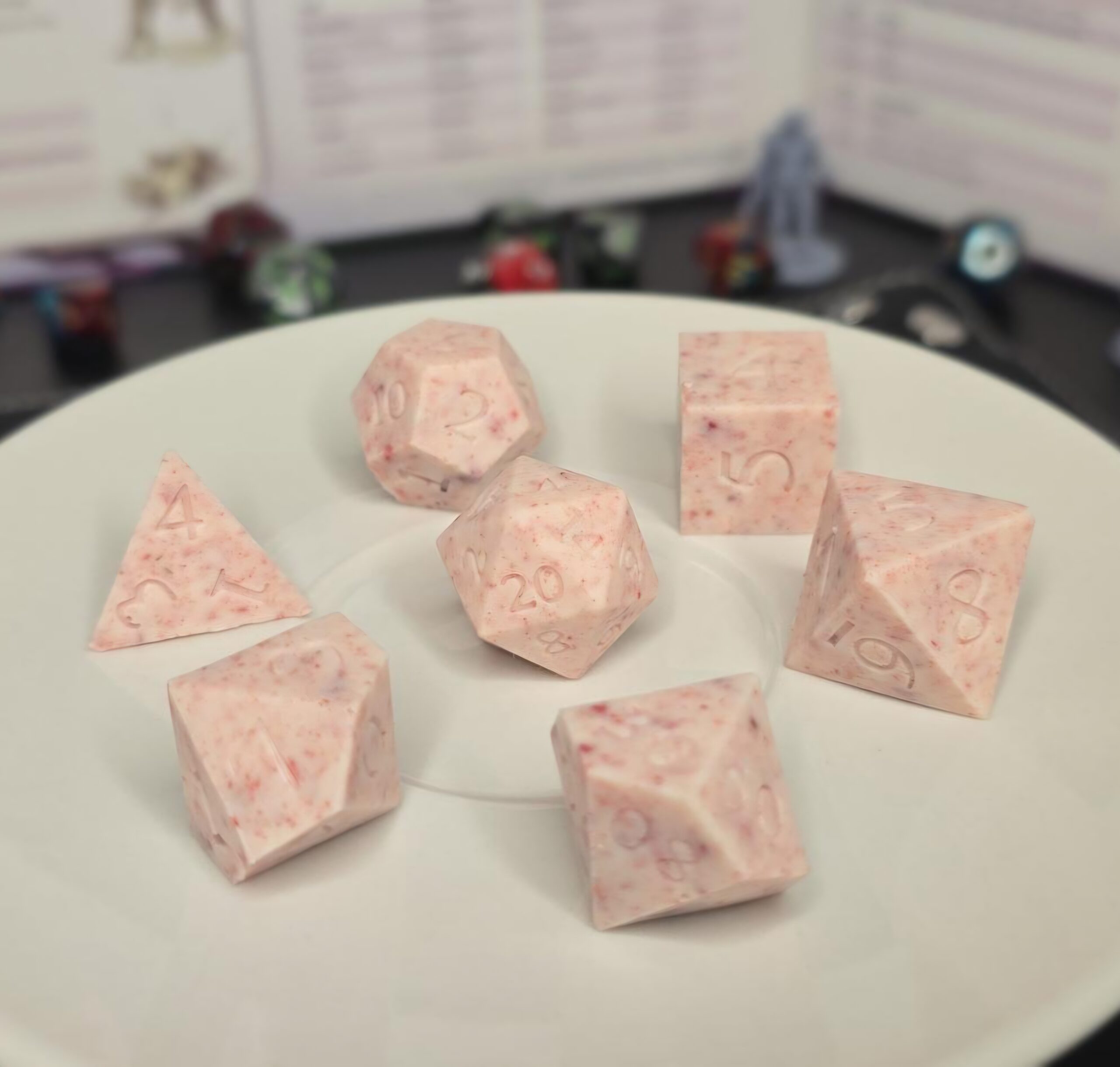 Strawberry Chocolate Dice Strawberry Chocolate Dice