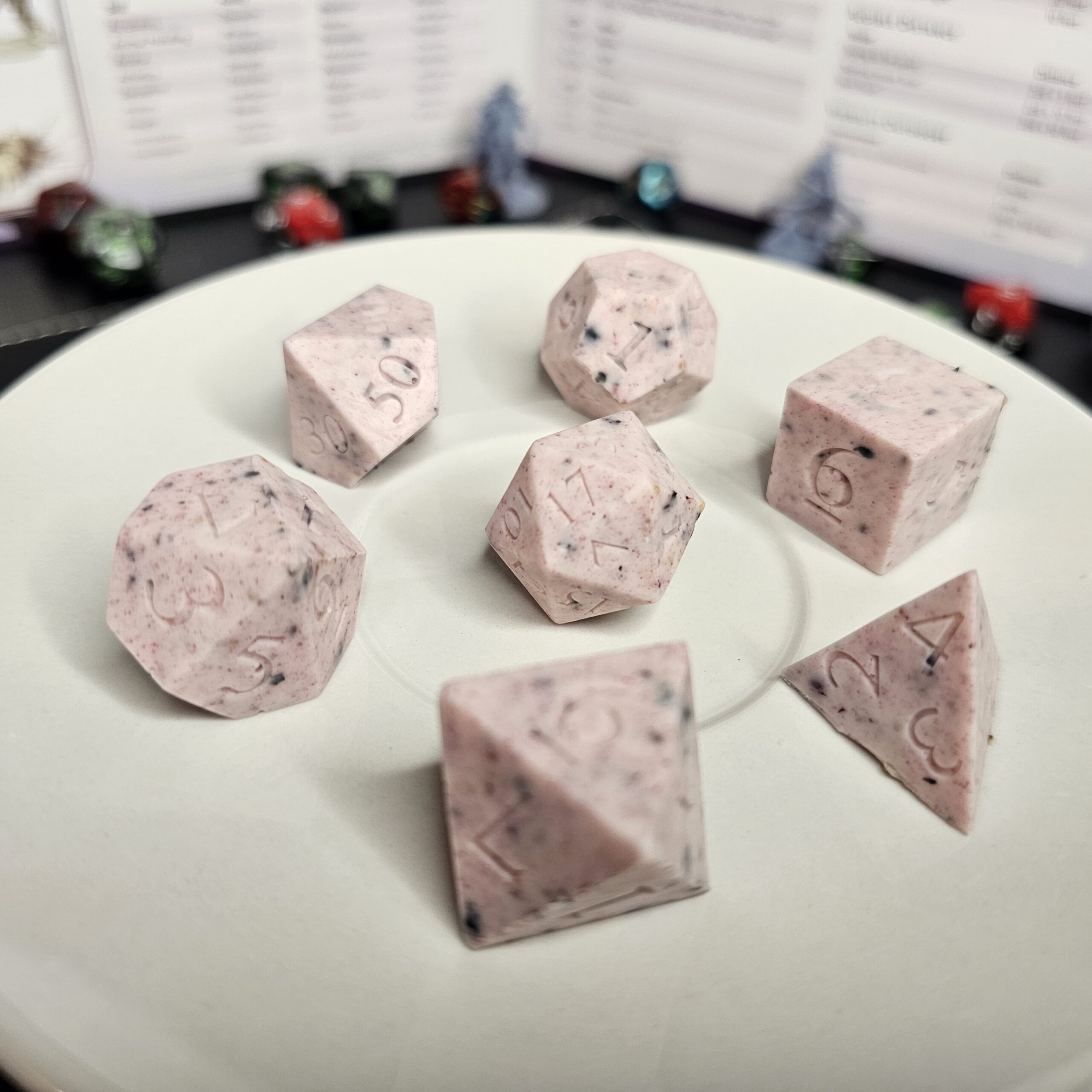 Blueberry Chocolate Dice Blueberry Chocolate Dice