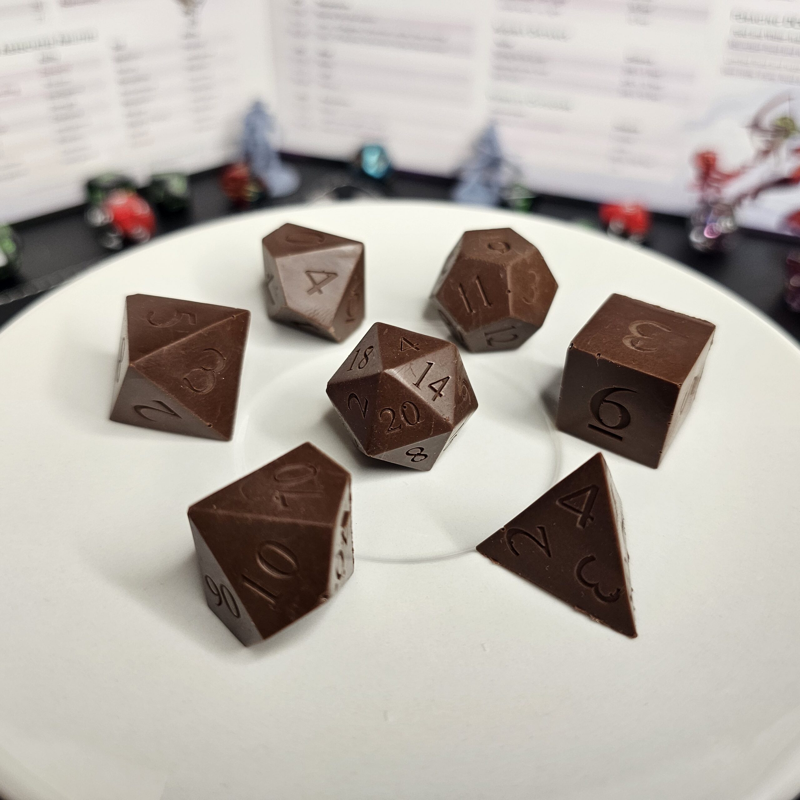 Dark Chocolate Dice Dark Chocolate Dice